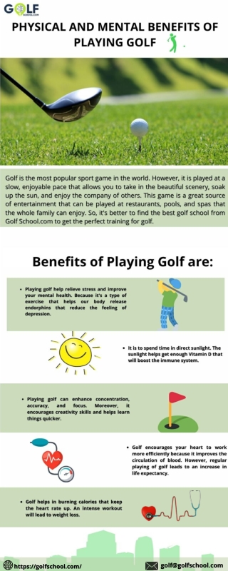 Golf School Online Presentations Channel