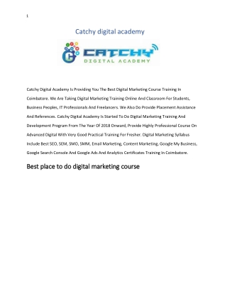 digital marketing