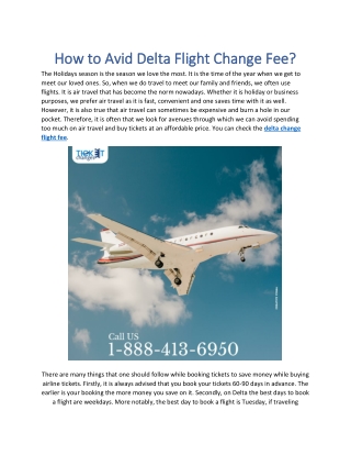 Delta Airlines (DL) Flight Change Policy | Delta Flight Cancellation