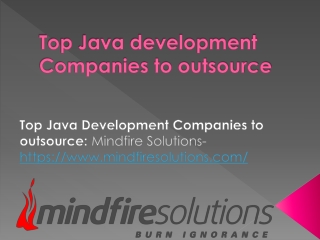 Top Java development Companies to outsource