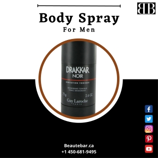 Buy Body Spray For Men Online at an Affordable Price