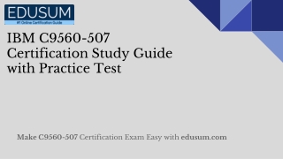 IBM C9560-507 Certification Study Guide with Practice Test