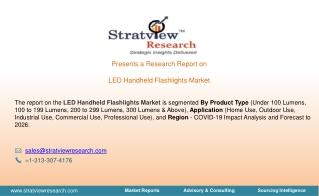 LED Handheld Flashlights Market Trends, Dynamics & Market Insights