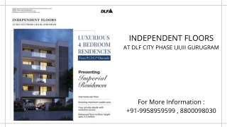 DLF Phase 3 Imperial Floor Site Map, Dlf Phase 3 Imperial Floors Booking Process