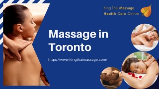 Get best reliable Massage in Toronto at an affordable price