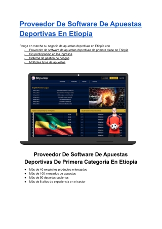 Empresa de desarrollo de aplicaciones de apuestas deportivas