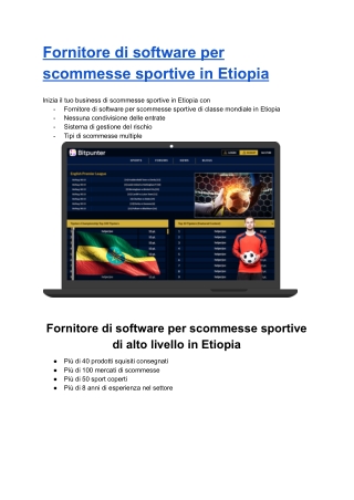 Società di sviluppo di app per scommesse sportive