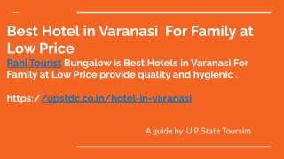 Best Hotel in Varanasi  For Family at Low Price