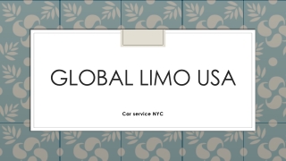 New York City's Most Exemplary Car Service