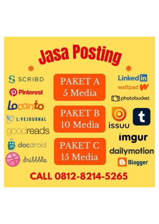 Biaya Jasa Pemasangan Brosur Online BMD WA/CALL 0812-8214-5265