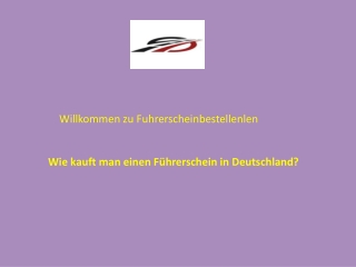 Wie kauft man einen Führerschein in Deutschland