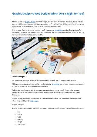 Graphic Design vs Web Design: Which One Is Right for You? | API