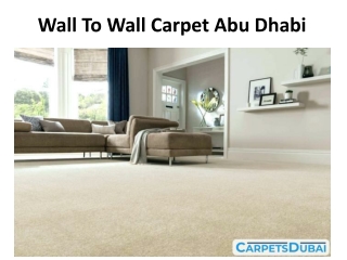 Wall To Wall Carpet Abu Dhabi