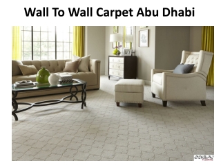 Wall To Wall Carpet Abu Dhabi
