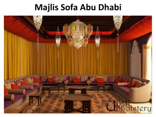 Majlis Sofa Abu Dhabi