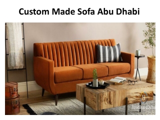 Custom Made Sofa Abu Dhabi