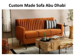 Custom Made Sofa Abu Dhabi