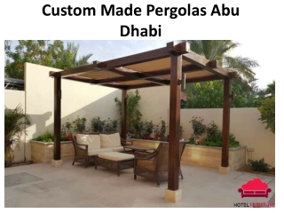 Custom Made Pergolas Abu Dhabi