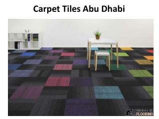 Carpet Tiles Abu Dhabi