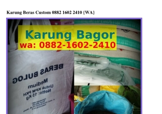 Karung beras custom distributor karung beras 25 kg, distributor karung beras 25