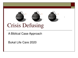 Biblical Crisis Defusing