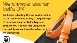 Full grain leather belts UK