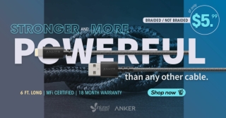 Woah! Anker Powerline Lightning MFi certified 6 foot cables.