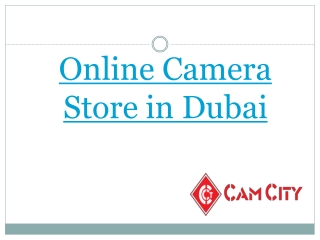 Online Camera Store in Dubai | Camcity