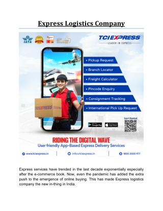 Express Logistics Company