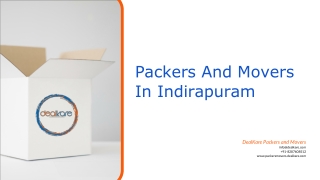 DealKare Packers And Movers In Indirapuram, Ghaziabad