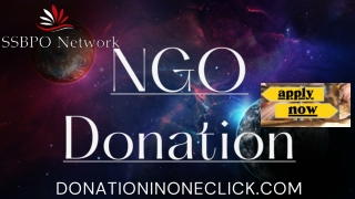 NGO Donation || Donation In One Click || NGO Donate || Donate to NGO ||