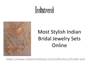 Indian Bridal Jewelry Sets Online