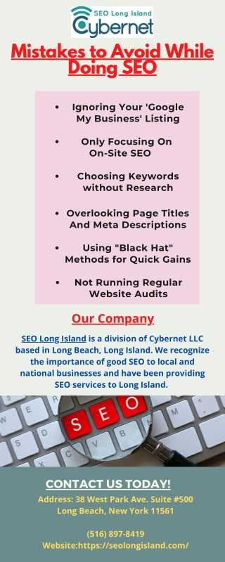 Mistakes to Avoid While Doing SEO