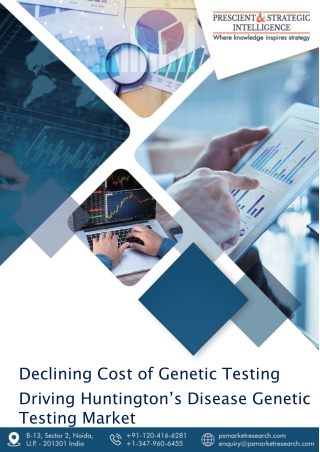 Declining Cost of Genetic Testing Driving Huntington’s Disease Genetic Testing