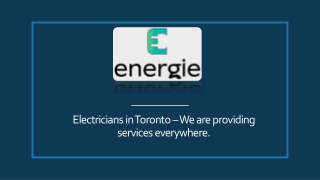 Electricians Services in Richmond Hill