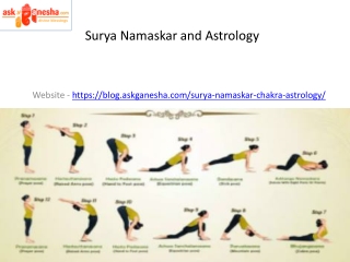 Surya Namaskar and Astrology