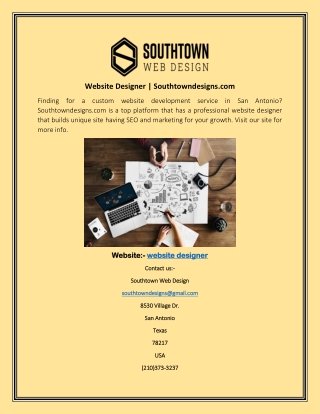 Website Designer | Southtowndesigns.com