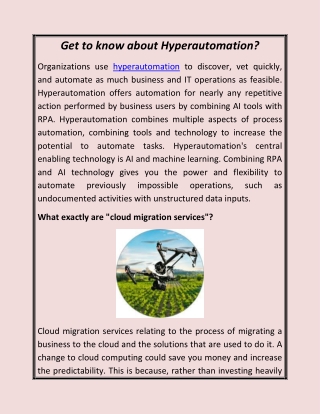 Get to know about Hyperautomation
