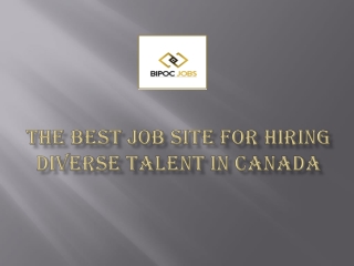 The Best Job Site for Hiring Diverse Talent in Canada