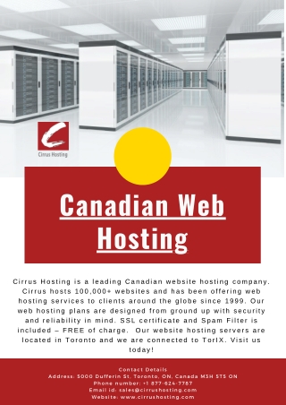 Canadian Web Hosting