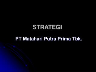 STRATEGI