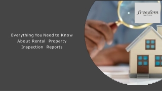 Everything You Need to Know About Rental Property Inspection Reports