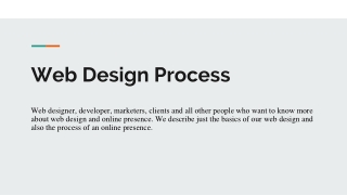 Web Design Process