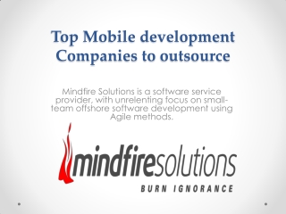 Top Mobile development Companies to outsource