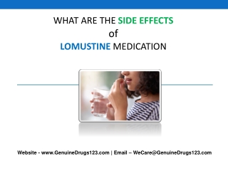Do you lose your hair on Lomustine
