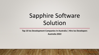 Top 10 Ios Development Companies In Australia-Hire Ios Developers Australia 2022