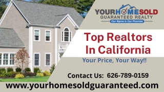 Top Realtors In California| Top Home Buying Agents | YHSGR