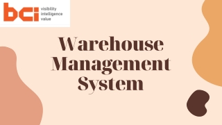 Warehouse Management System