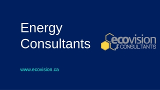 Energy Consultants - ecovision.ca