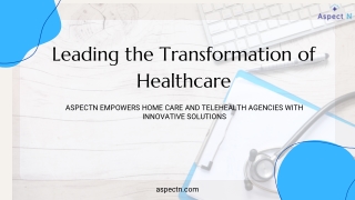 Homecare Agency Management Software | AspectN